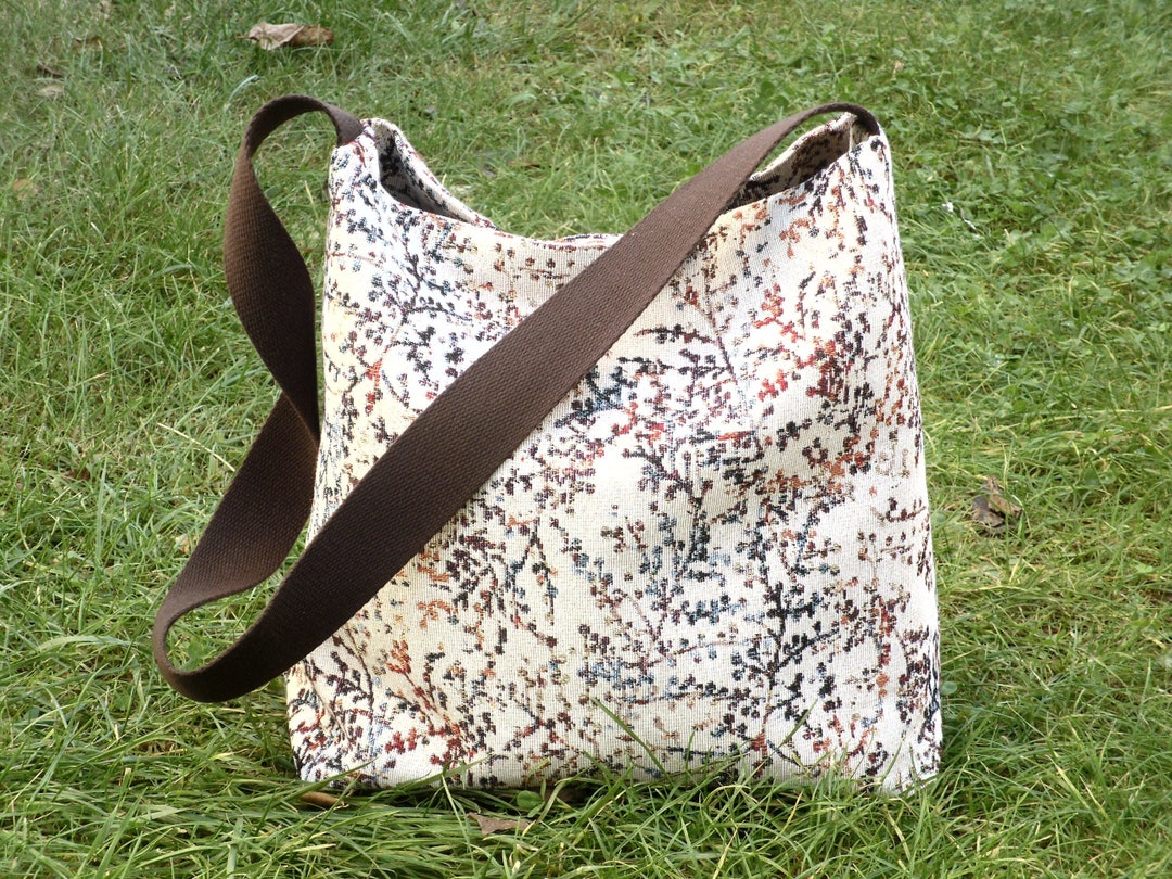 Handbag / Upholstery Fabric Bag / Fallwinter / Shoulder Bag / Etsy