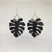 see more listings in the Leather leaf earrings section