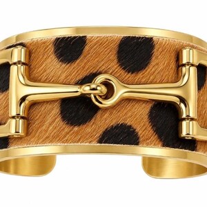 Leather horse snaffle bit bracelet equestrian bracelet leather horse bracelet gold snaffle cuff bracelet horse lover gift