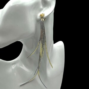 Leather fringe earrings leather tassel earrings leather jewelry leather fringe earrings lightweight leather earrings