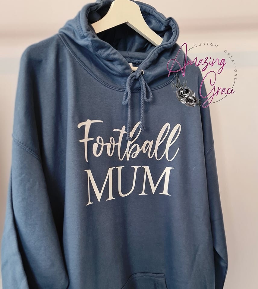 Football Mum Hoody Unisex Style Ladies Football Hoodies Football