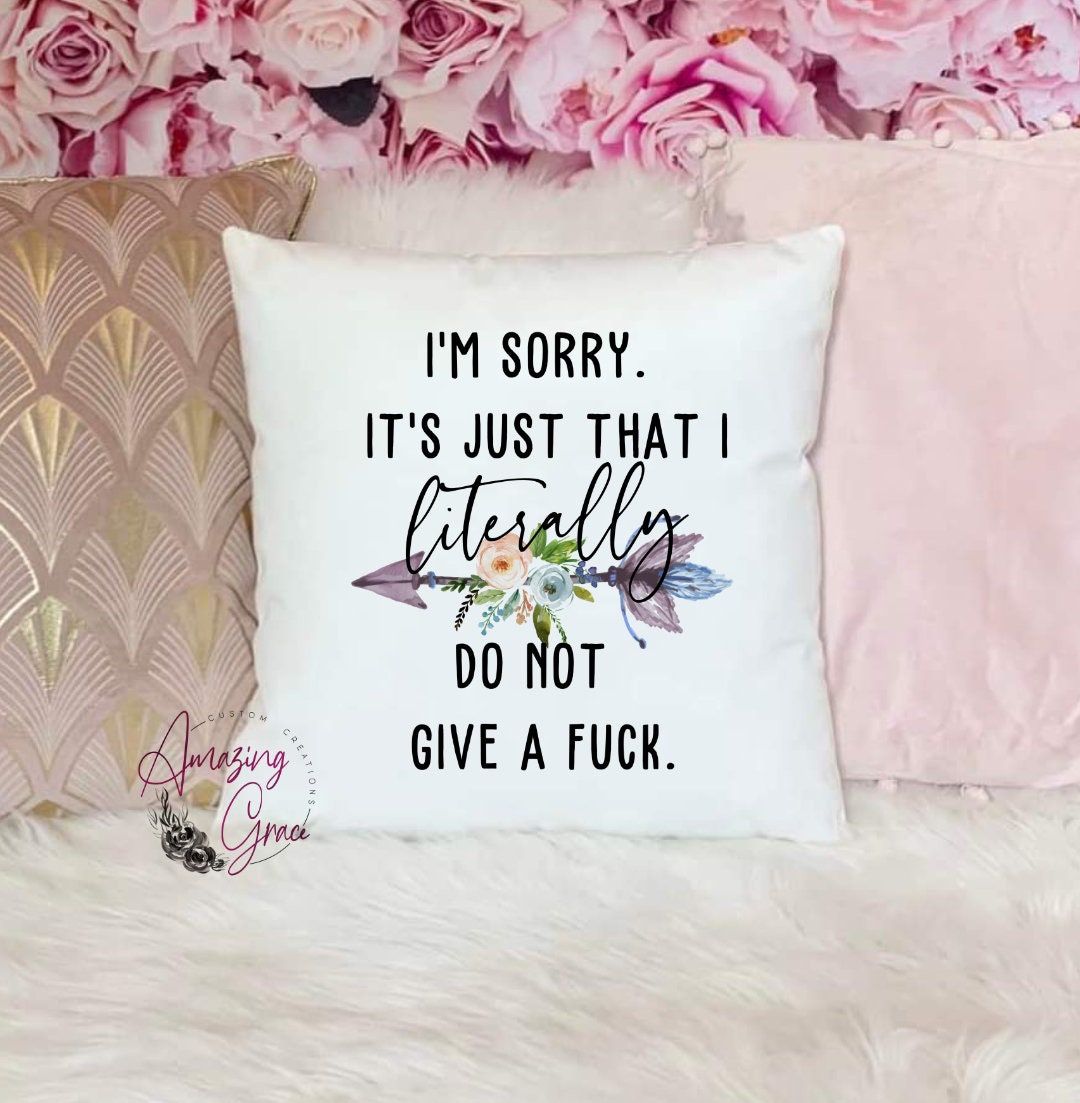 Outdoor Throw Pillows Funny Quotes UK