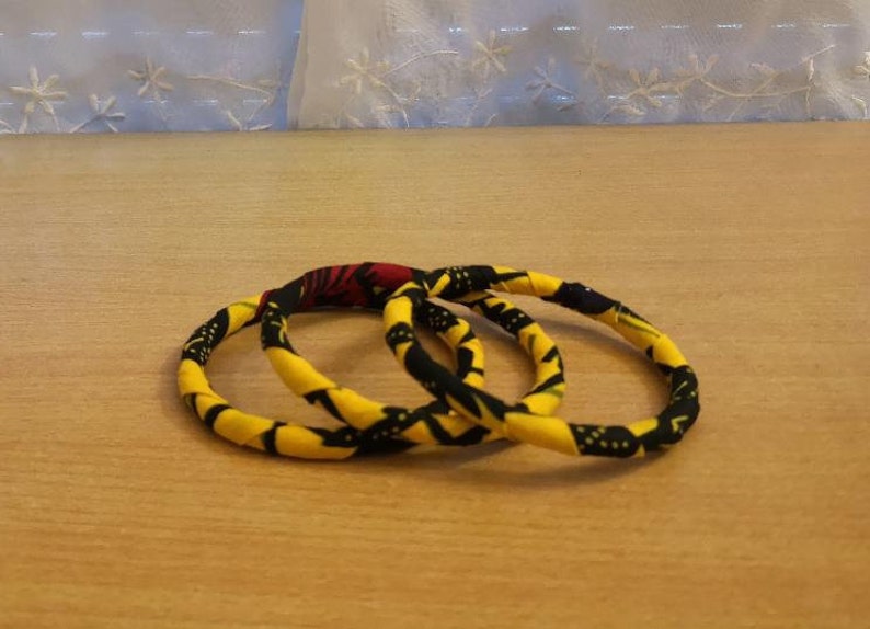 ethnic jewel Wax bangle woman gift african print handmade african jewel african bangle african loincloth woman bangle