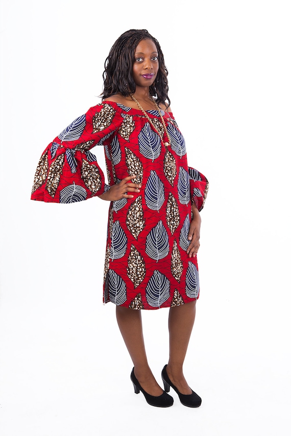 Robe Courte Femme Robe Africaine Tissu Wax Robe Pagne Pagne Africain Imprimé Africain Vêtement Africain Robe Ethnique Wax