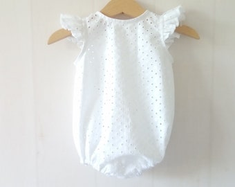 Barboteuse Blanche Bapteme Etsy Barboteuse Blanche Bapteme Etsy