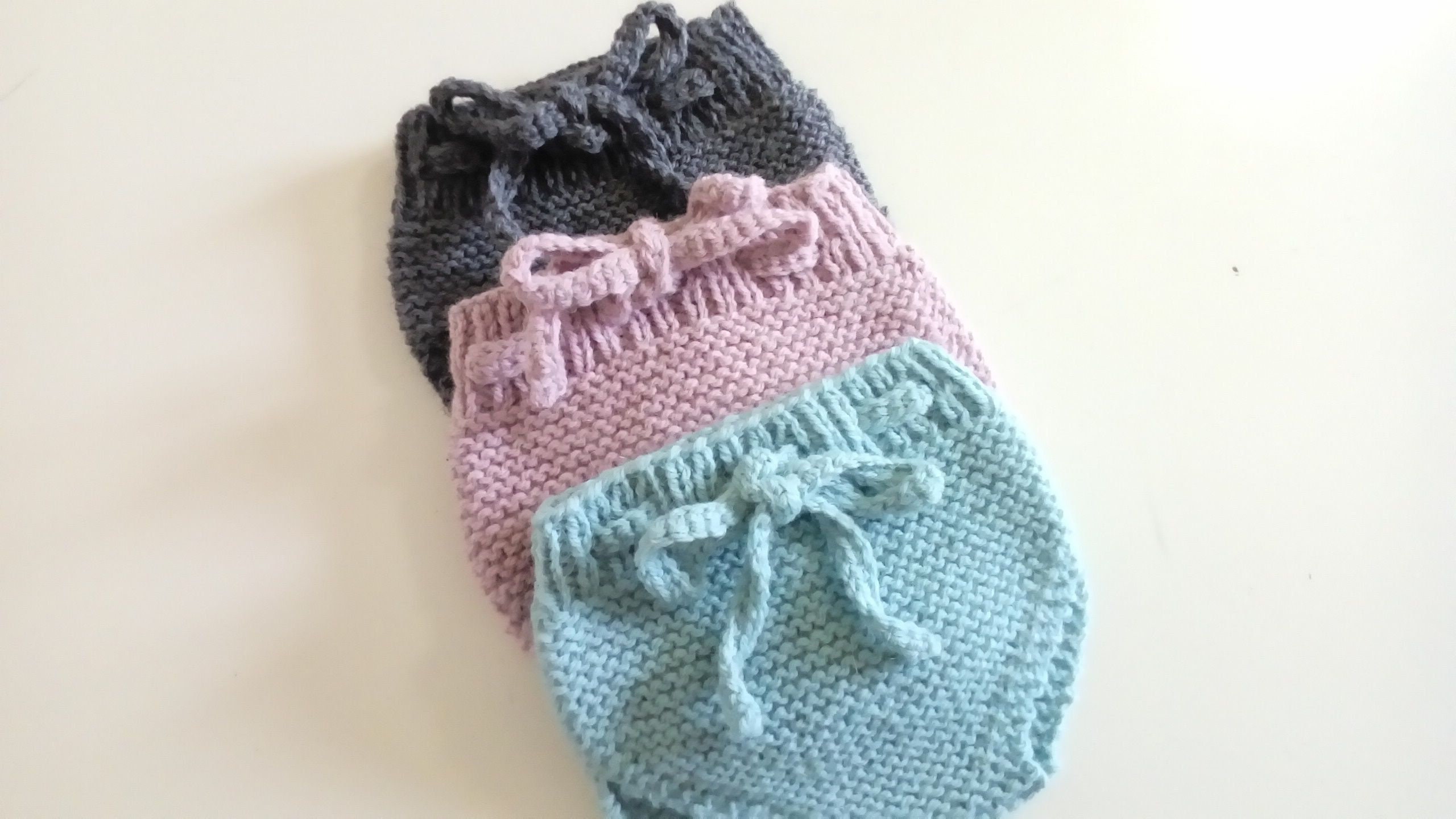 Used, Bloomer, panties, hand-knitted retro diaper cover for sale  