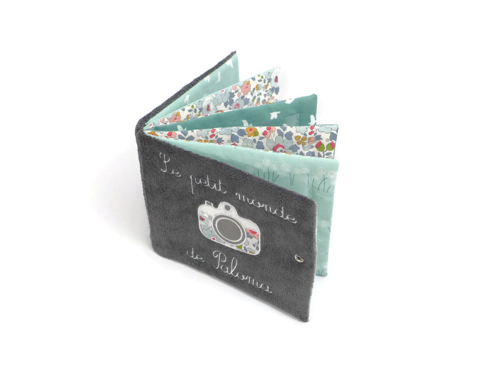 Album Photo Tissu Personnalise Album Photo Doudou Album Etsy