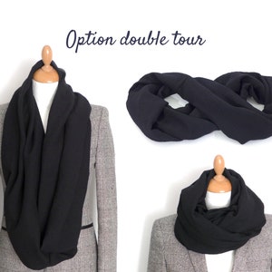 Snood printemps, tour de cou léger, double gaze de coton, pour enfant ou adulte image 10