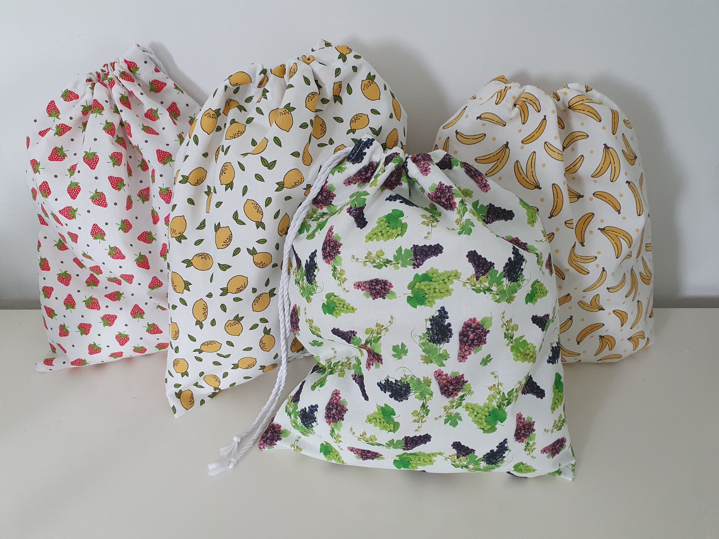 Sacs à Vracs Lot de 4, Sacs Rangement