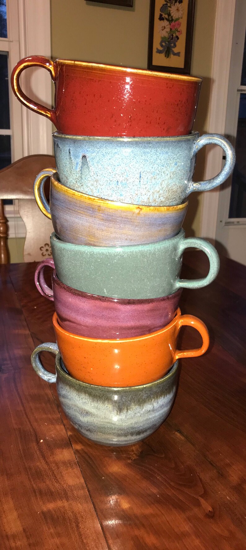 Custom order Soup mugs Etsy