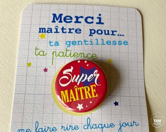 Carte/badge SUPER Maitre