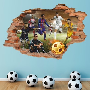 Beautiful Game Sticker mural joueur Mbappe Paris Saint-Germain + sticker  PSG supplémentaire hauteur 120 cm : : Sports et Loisirs