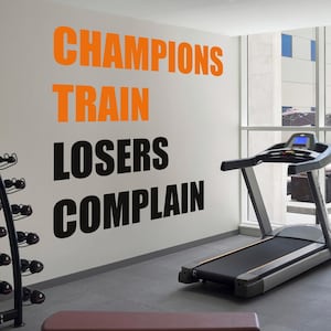 Fitness Wall Decal for Motivation - Energy - Gym Wall Art Workout Decor - 04