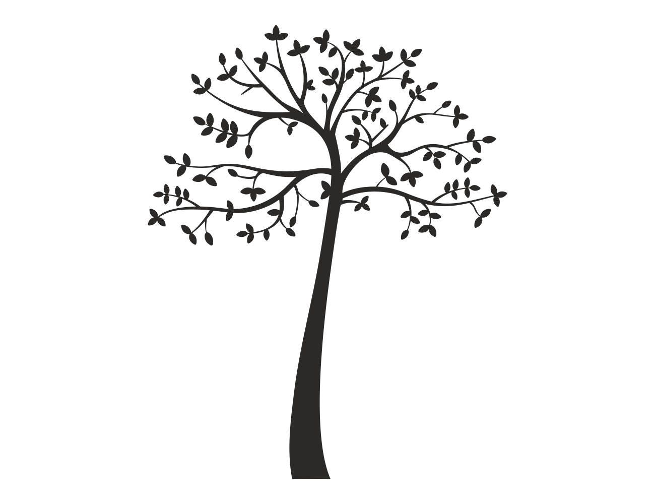 Tree wall sticker tree wall decal decor tree wall sticker Etsy