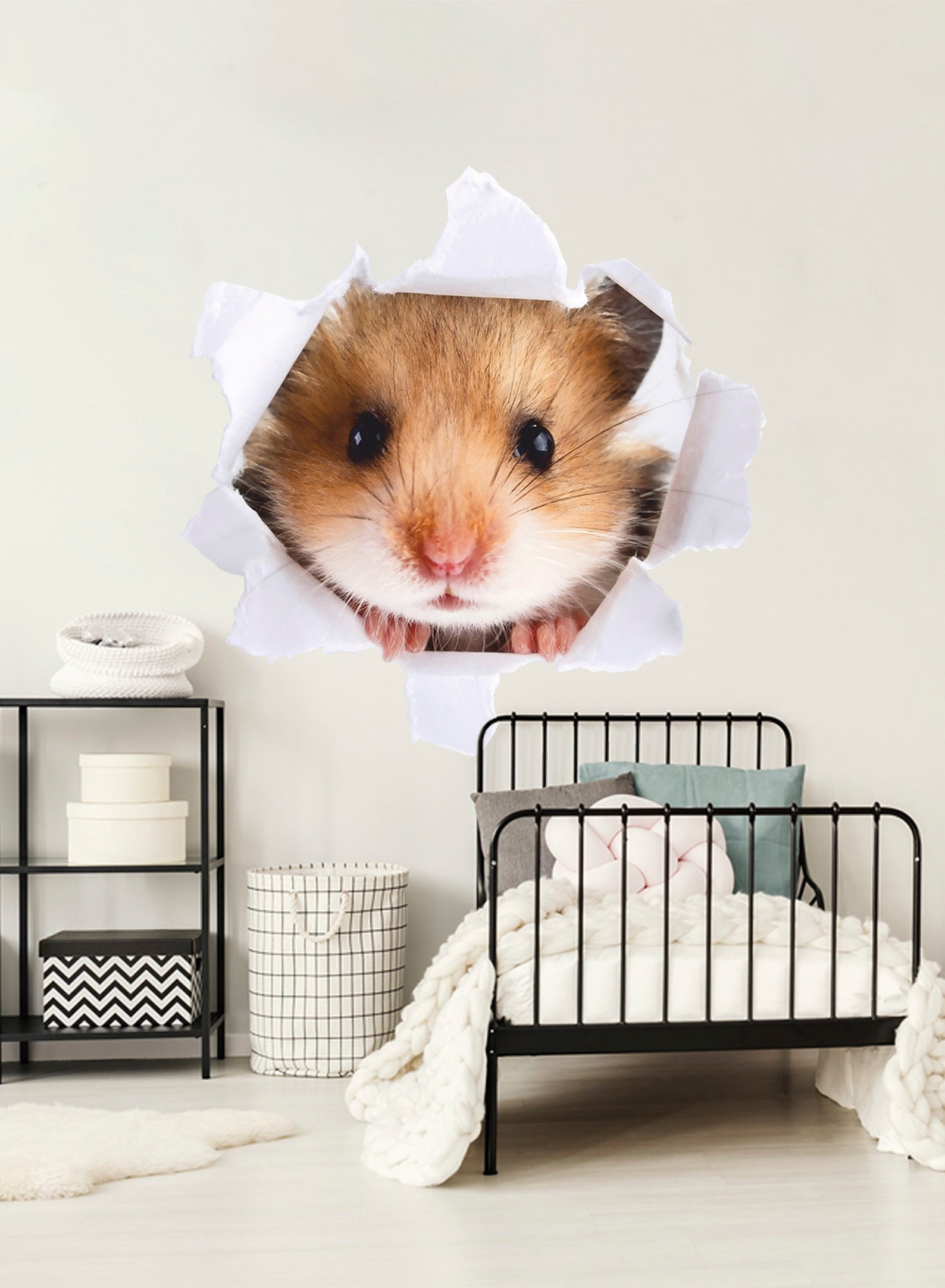 Hamster Wall Sticker Hamster Wall Decal Pet Removable Vinyl Etsy
