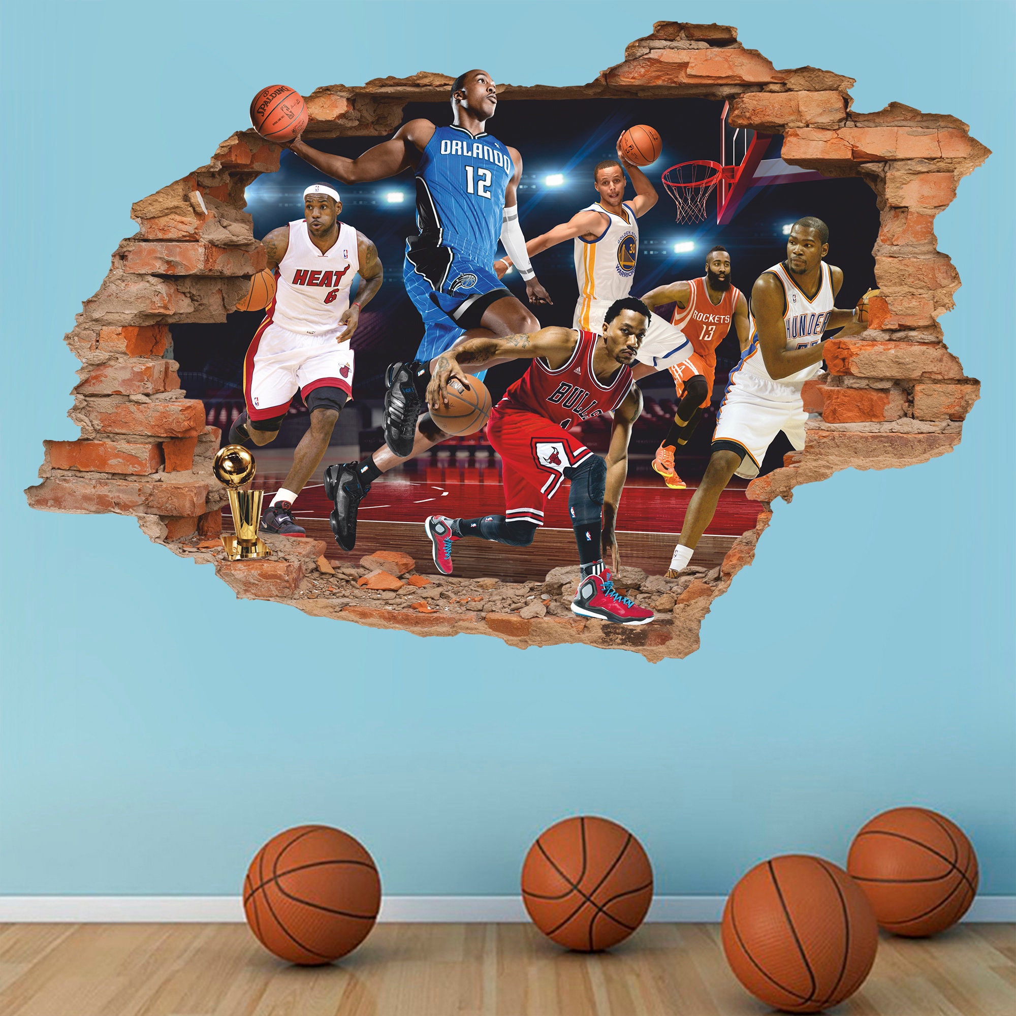 National Basketball Association NBA Logo Vinyl Sticker Decal Window Wall