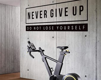 Calcomanía de pared de fitness para motivar - Energía - Arte de pared para gimnasio - 02