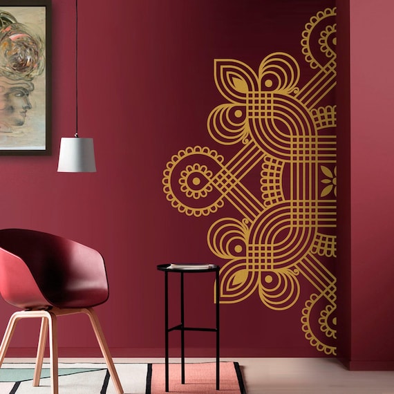 Rangoli Perrot Green Leaf Wall Sticker – Peel & Stick Decal For Living Room, Bedroom, Kids Room (41cm X 51cm) - View #12