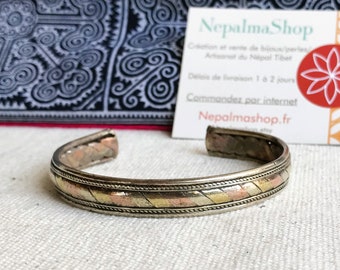 Cuff Bracelet Ethnic-Nepal Tibet-Man or Woman-Jewelry Nepalmashop