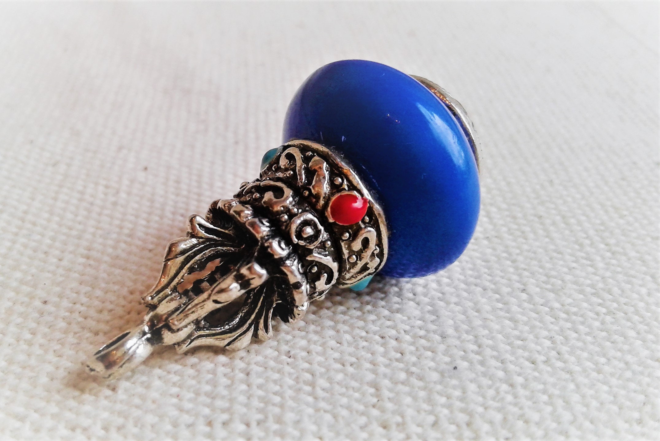 Buddhist Pendantethnic Primernepal Tibetzen Etsy