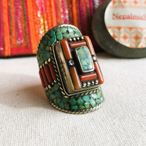 Native American Breathtaking Vintage Frogskin Turquoise Sterling Silver Bracelet Native American Breathtaking Vintage Frogskin Turquoise Sterling Silver Bracelet