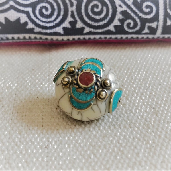 Pearl Ethnic Turquoise Coral-Pearl Nepal Tibet-Jewelry Creation-Pearl of the World-Nepalmashop