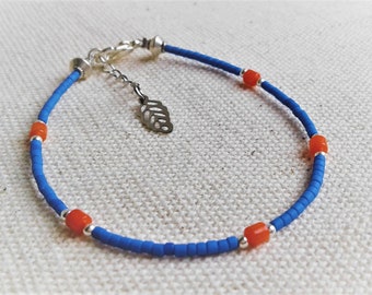 Lapis Lazuli Coral Bracelet 925 Silver-Fine Stone Jewelry-Nepalmashop Jewelry