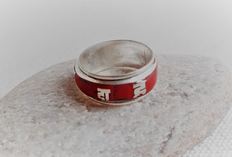 Ethnic jewel Ethnic ring Rings Man Woman-Nepal Tibet-Turquoise