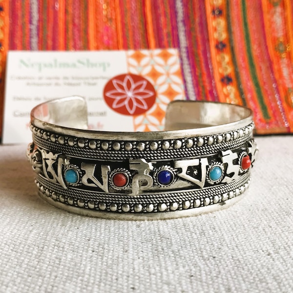 Nepal Tibet Cuff Bracelet-Nepalmashop-Zen Jewelry