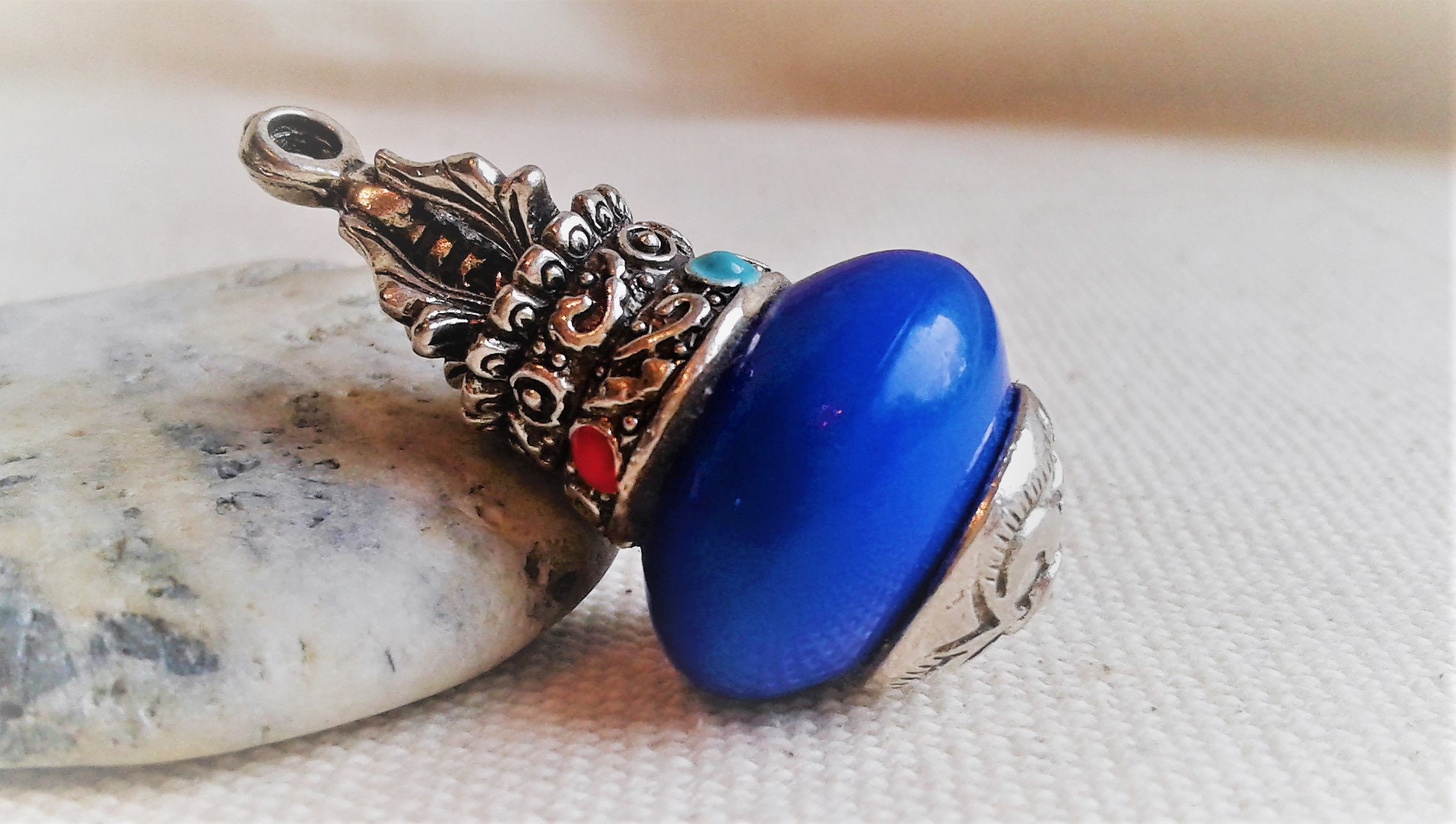 Buddhist Pendantethnic Primernepal Tibetzen Etsy