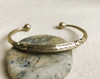 Bracelet Ethnique Africain Tuareg/Berber - Style Tribal, Croix En Argent Sterling, Occasion