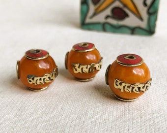 Tibetan Amber Bead-Nepal Bead Tibet-Nepalmashop