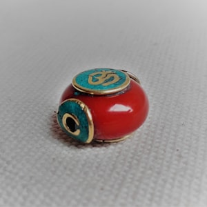 Cuenta Étnica &quot;OM&quot;-Nepal Tibet-Perla del Mundo-Creación de perlas