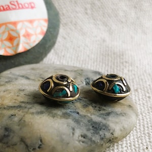 Ethnic Pearl Lot-Nepal Tibet Himalayan Pearls-World Pearls-Turquoise Pearls Lapis Lazuli