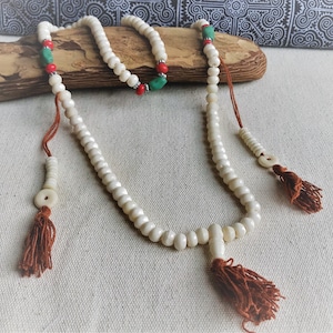 Tibetan Mala Horn-Rosary Mala Rosary 108 beads-Nepalmashop