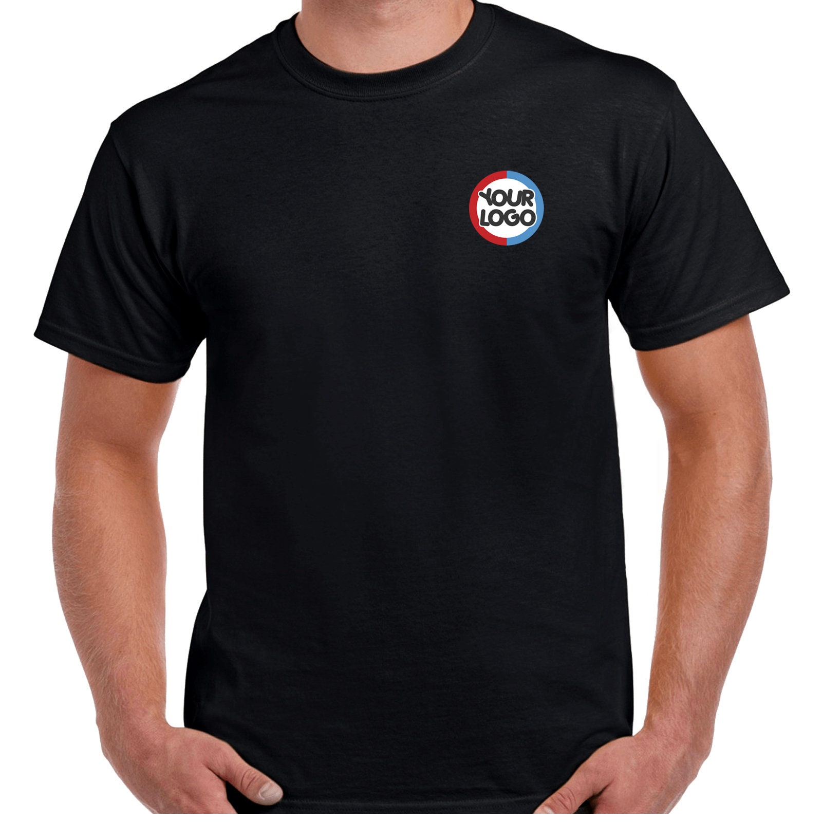 Personalised Embroidered Premium Tshirt With Your Company Etsy UK