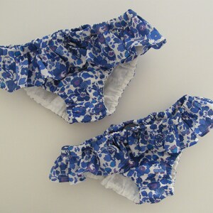 Maillot de bain LIBERTY Betsy lavande, doublé à volant 12/18 mois  2/3/4/5/6 ans