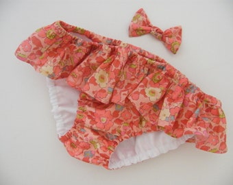 Lined swimsuit LIBERTY Betsy Peach flying 12/18 months 2/3/4/5/6/8/10 years
