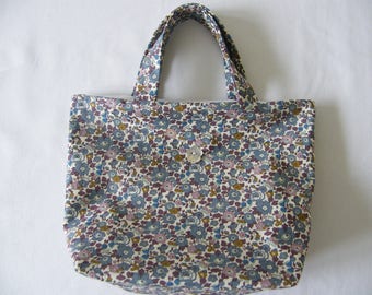 Sac LIBERTY Betsy Ann figue (au choix) bouton fleur nacre