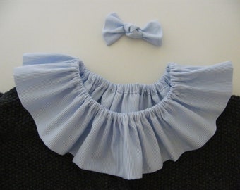 Removable cotton Pierrot collar, LIBERTY Betsy porcelain (your choice) 1/3/6/9/12/18 months 2/3/4/6/8/10 years Woman