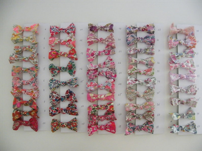 LIBERTY 6 Elastics Barrettes Betsy, Capel, Anjo, Wiltshire, Mitsi, Bozenka or cotton