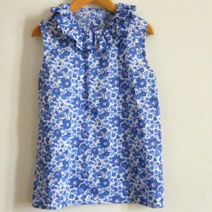 LIBERTY Wiltshire Lilac, Sweet Pea, Betsy Yellow blouse (choice) Birth 1/3/6/12/18 months 2/3/4/6/8/10 years, sleeveless