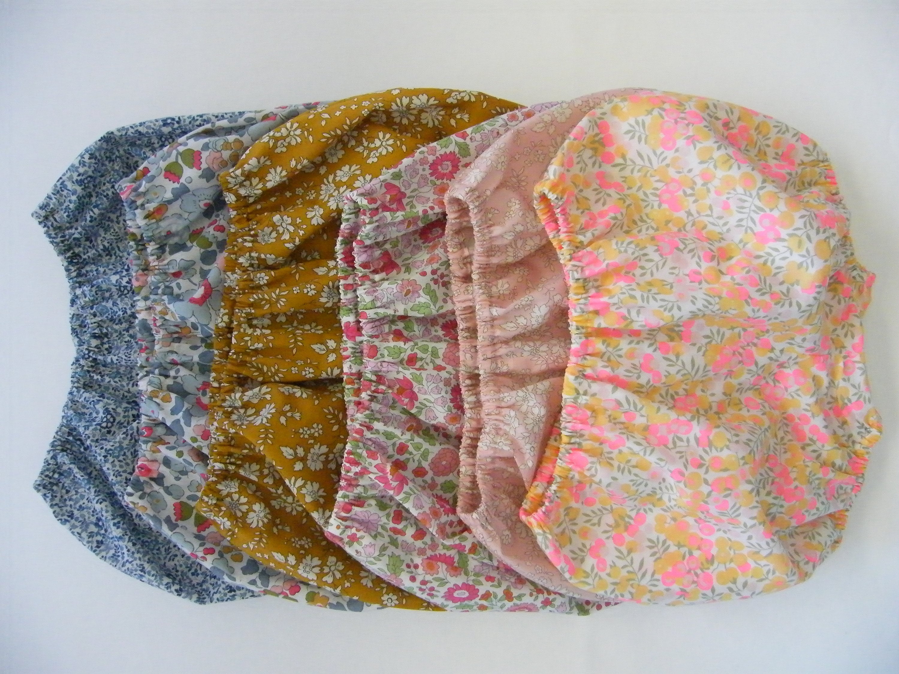 Liberty bloomers in your choice of colors (Betsy porcelain, blue denim, Capel mustard) newborn, 1/3/6/12/18 months, 2/3 years