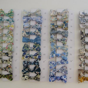 4 Barrettes LIBERTY, Elastiques, Betsy, Capel, d'Anjo, Wiltshire, Mitsi, Bozenka ou cotonnade 145 LIBERTY image 4