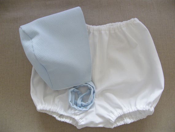 Ensemble Bebe Garcon Beguin Pique De Coton Bleu Et Bloomer Etsy Ensemble Bebe Garcon Beguin Pique De Coton Bleu Et Bloomer Etsy