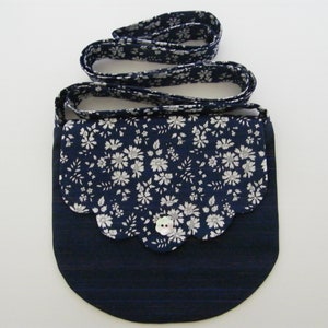 LIBERTY bag, Capel navy, Betsy lavender, Wiltshire red, Capel mustard, Children's shoulder strap