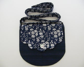 LIBERTY bag, Capel navy, Betsy lavender, Wiltshire red, Capel mustard, Children's shoulder strap