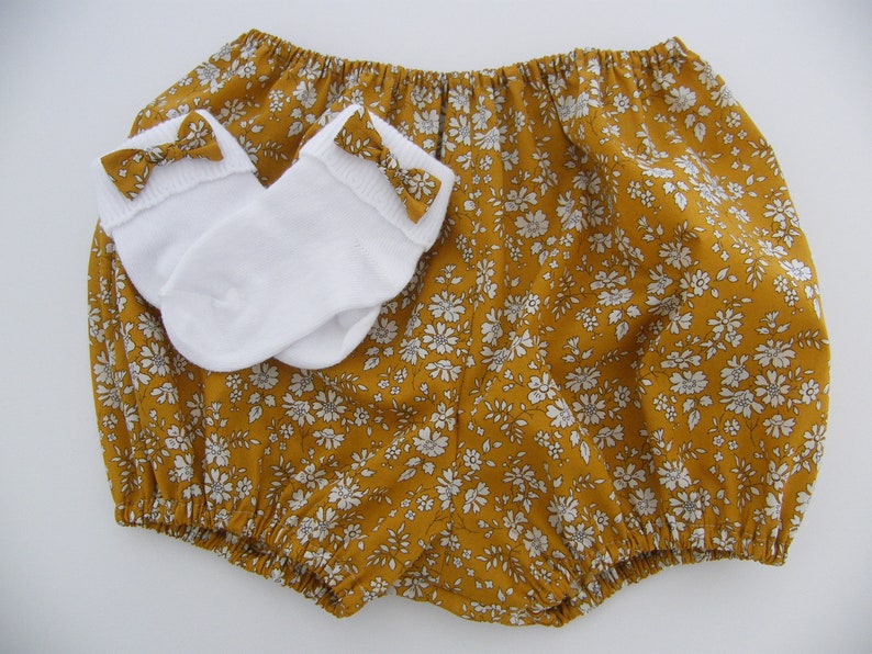 Bloomer LIBERTY Betsy Nicandra socks Capel mustard birth 13691218 months