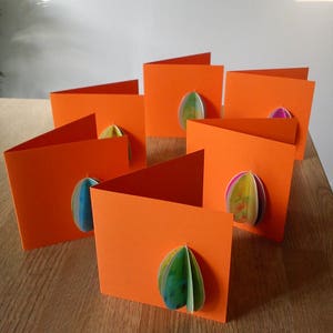 Cartes de menu pour une table de Pâques