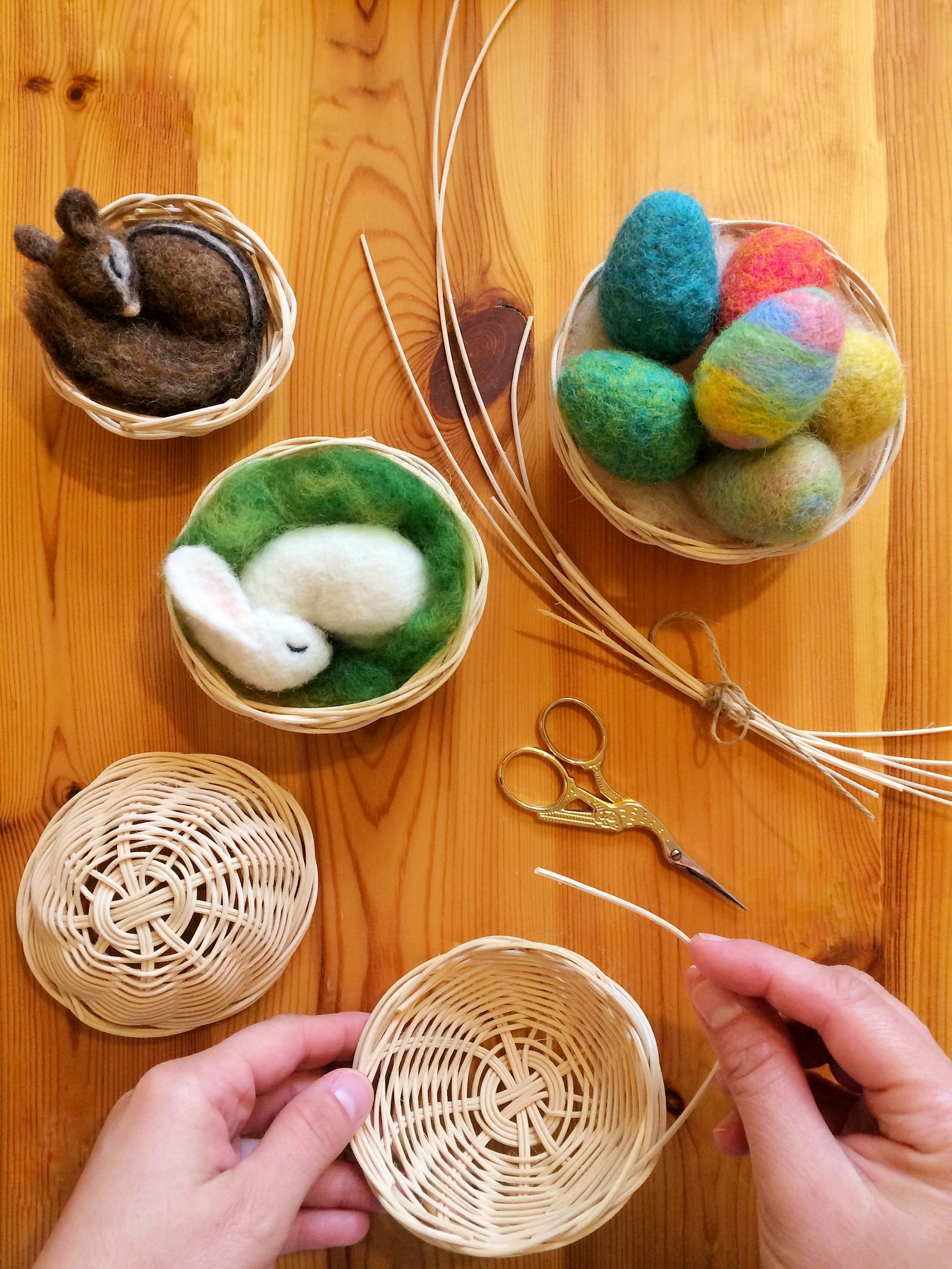 Reed Basket Tutorial PDF Handmade Wicket Basket Digital Etsy